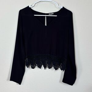 Urban Outfitters Ecote Black Blouse. Size XS
